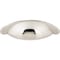 Jeffrey Alexander 3" Center-to-Center Polished Nickel Lyon Cabinet Cup Pull 8233NI - alternate 4